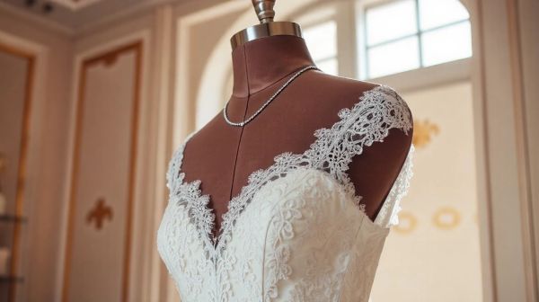 Découvrez nos créations de robes de mariée sur mesure à Saint-Étienne