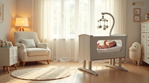Optez pour un couffin bébé sur pied pour un confort optimal