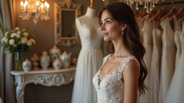 Votre robe de mariée sur mesure à Saint-Étienne, faite pour vous